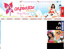 Tablet Screenshot of maripositas.com